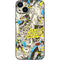 DC Comics Batman Batgirl Vintage Action pose pattern iPhone 14 Plus Skin